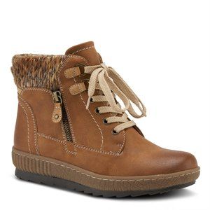 SPRING STEP RELIFE KARLENE BOOTIES MEDIUM BROWN